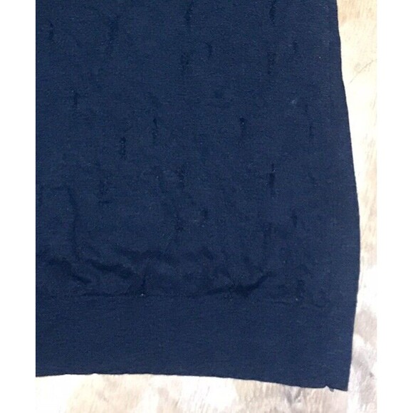 all saints Textured sweater men medium Black Pullover Knit @G5 - Picture 7 of 7